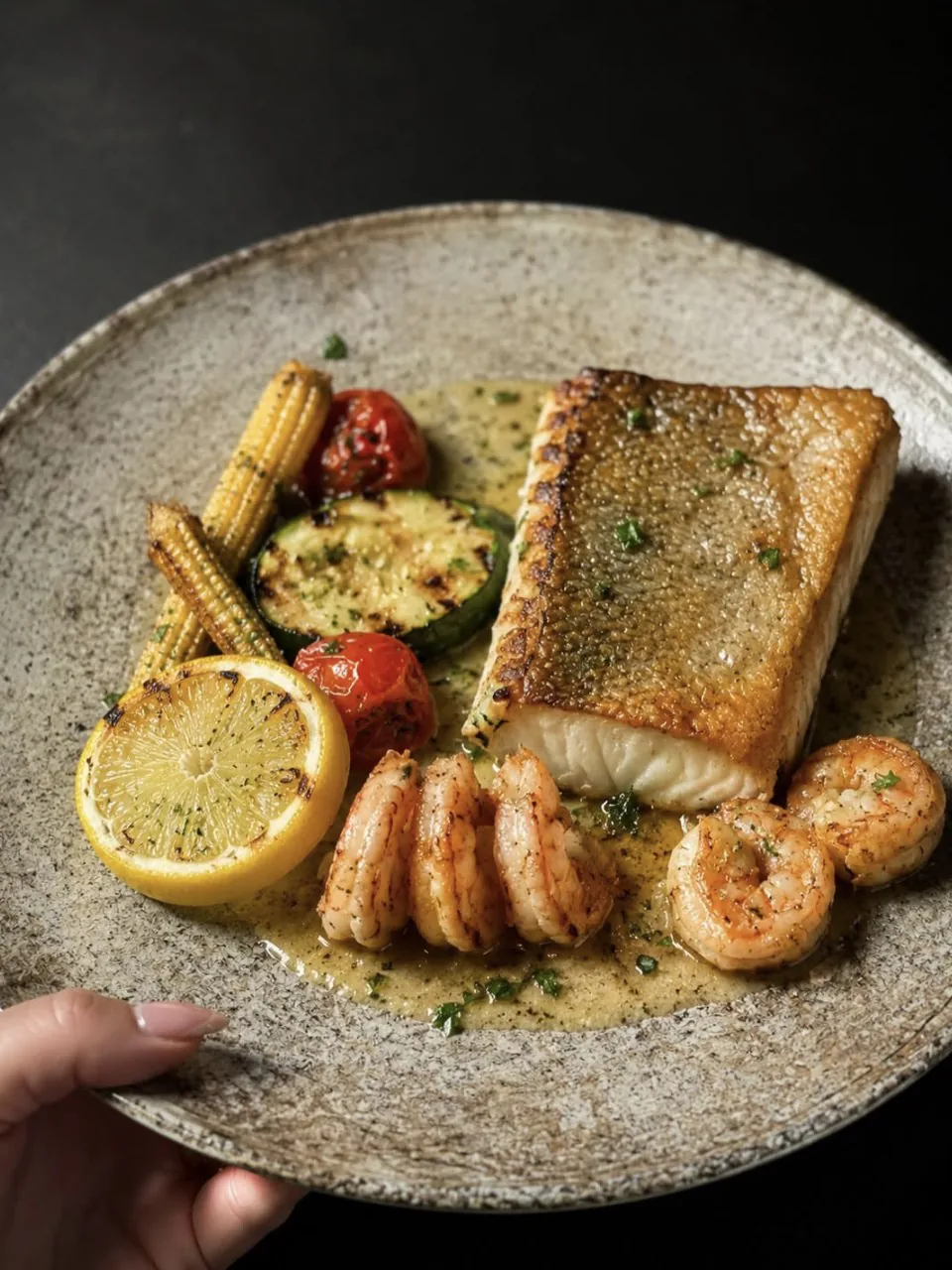 cod & shrimp