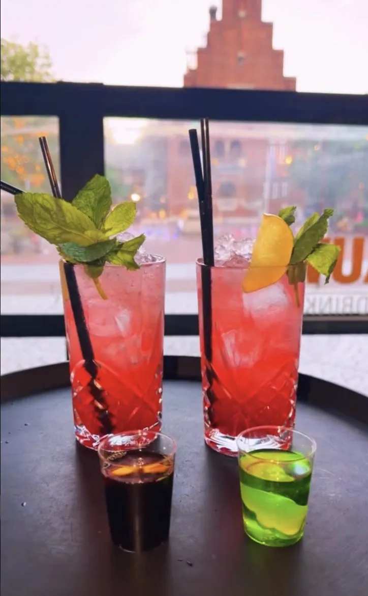 mojitos on the terrace